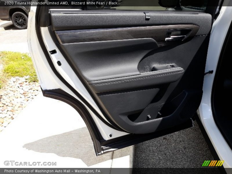 Blizzard White Pearl / Black 2020 Toyota Highlander Limited AWD