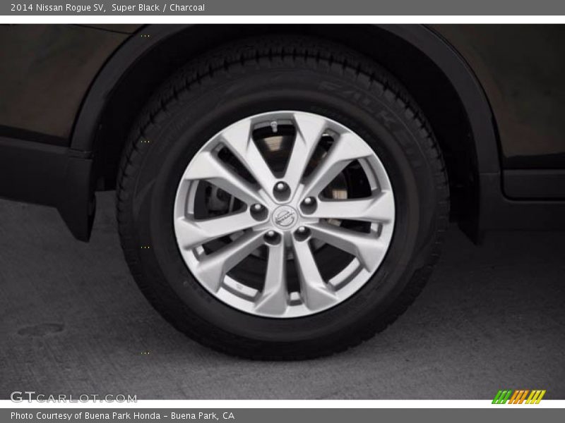 Super Black / Charcoal 2014 Nissan Rogue SV