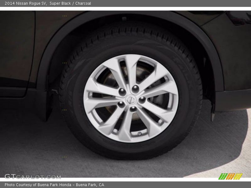 Super Black / Charcoal 2014 Nissan Rogue SV