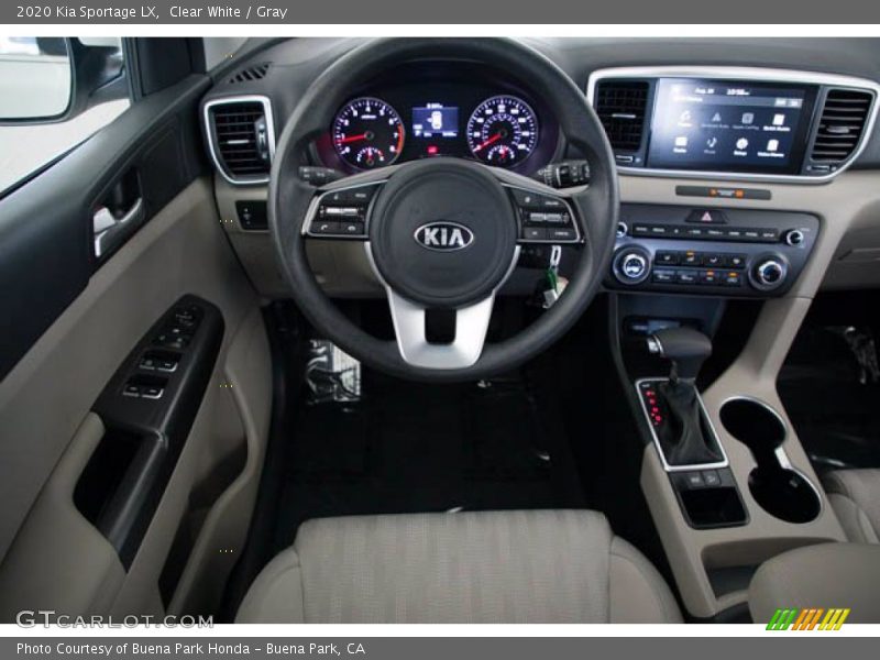 Clear White / Gray 2020 Kia Sportage LX