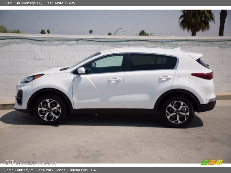 Clear White / Gray 2020 Kia Sportage LX