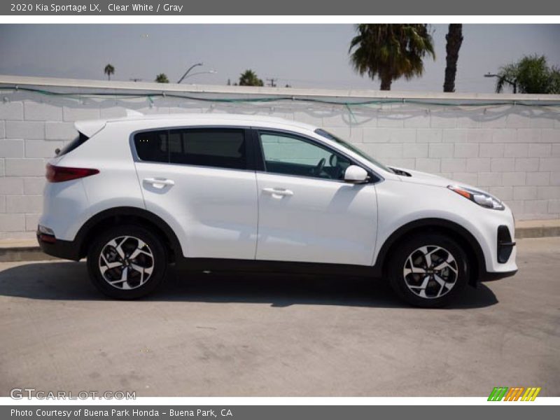 Clear White / Gray 2020 Kia Sportage LX