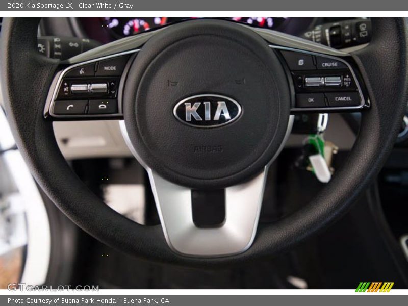 Clear White / Gray 2020 Kia Sportage LX