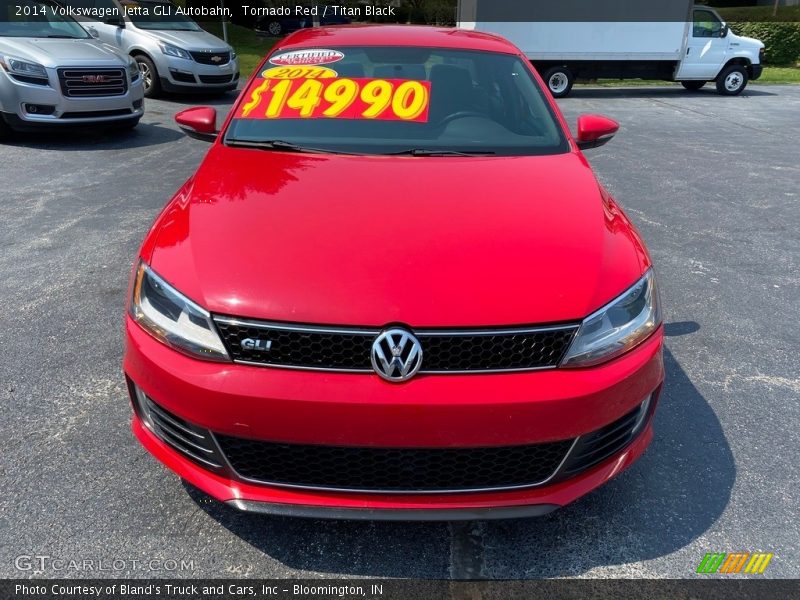 Tornado Red / Titan Black 2014 Volkswagen Jetta GLI Autobahn