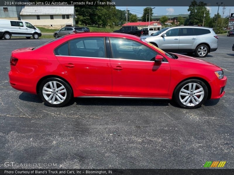 Tornado Red / Titan Black 2014 Volkswagen Jetta GLI Autobahn