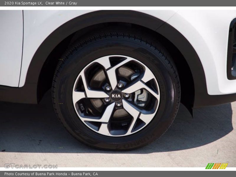 Clear White / Gray 2020 Kia Sportage LX