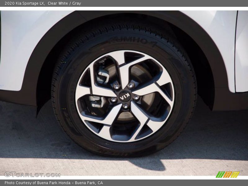 Clear White / Gray 2020 Kia Sportage LX