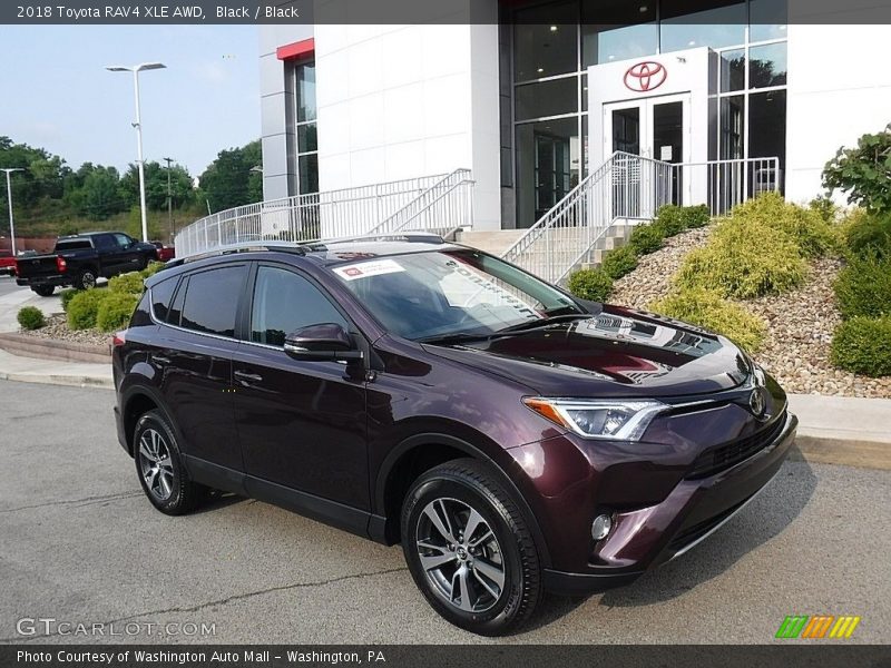 Black / Black 2018 Toyota RAV4 XLE AWD