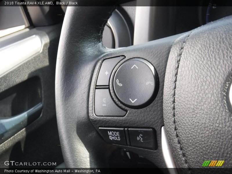 Black / Black 2018 Toyota RAV4 XLE AWD