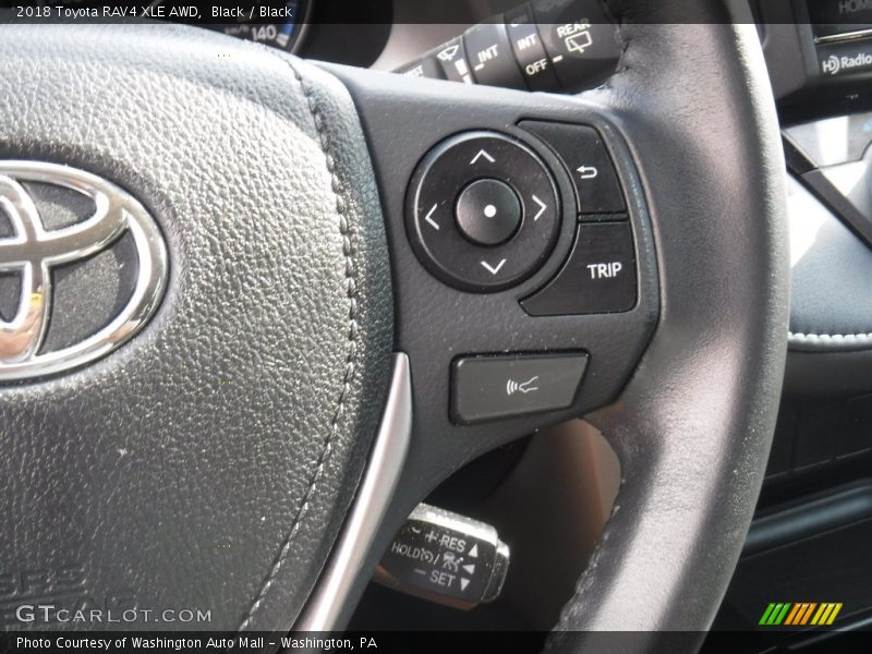 Black / Black 2018 Toyota RAV4 XLE AWD