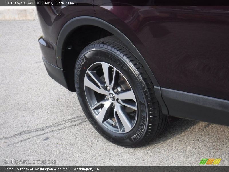 Black / Black 2018 Toyota RAV4 XLE AWD