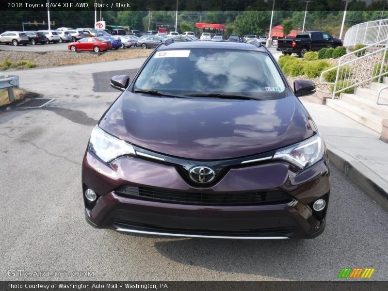Black / Black 2018 Toyota RAV4 XLE AWD