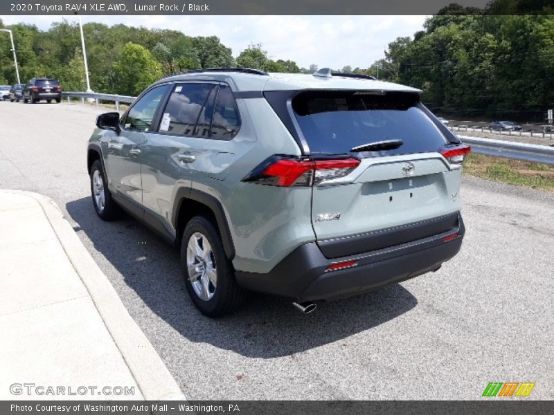 Lunar Rock / Black 2020 Toyota RAV4 XLE AWD