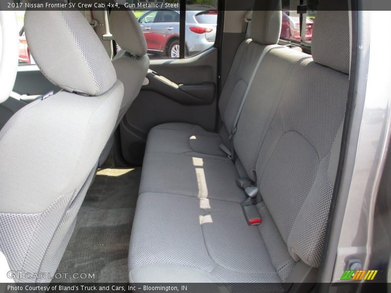 Rear Seat of 2017 Frontier SV Crew Cab 4x4