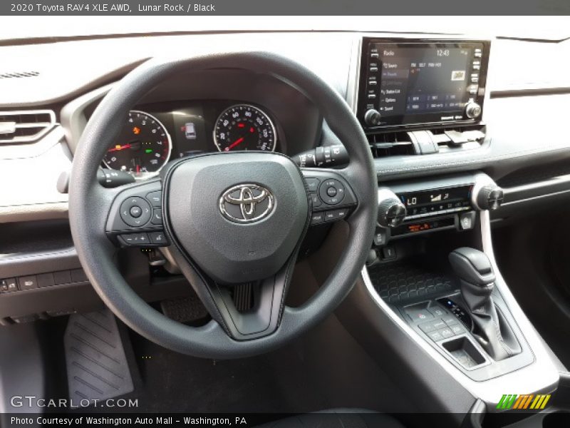 Lunar Rock / Black 2020 Toyota RAV4 XLE AWD