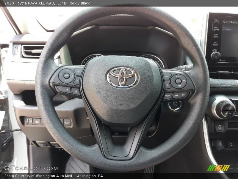 Lunar Rock / Black 2020 Toyota RAV4 XLE AWD