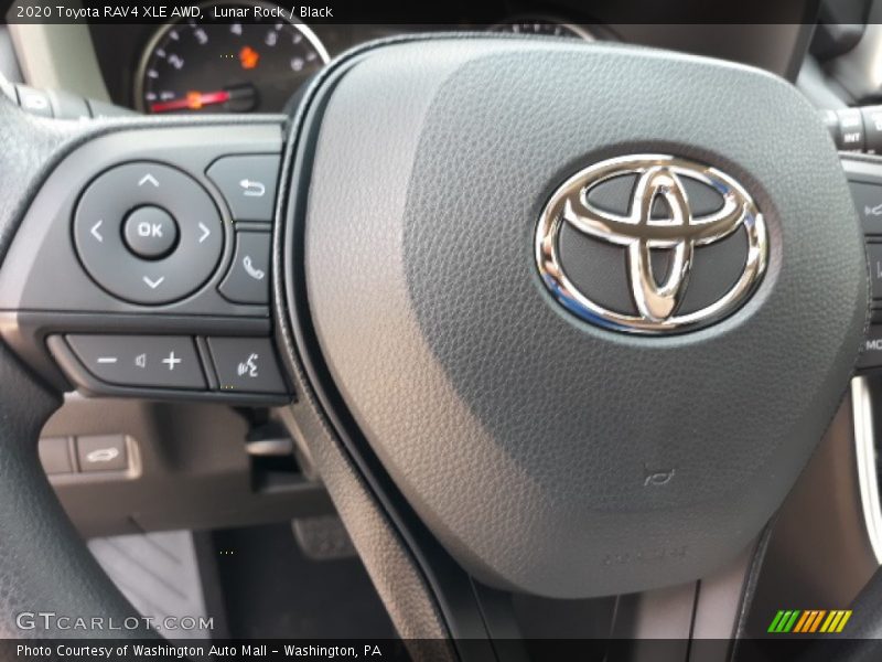 Lunar Rock / Black 2020 Toyota RAV4 XLE AWD