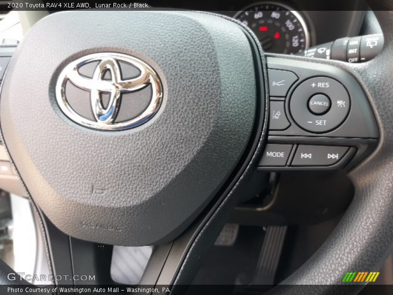 Lunar Rock / Black 2020 Toyota RAV4 XLE AWD