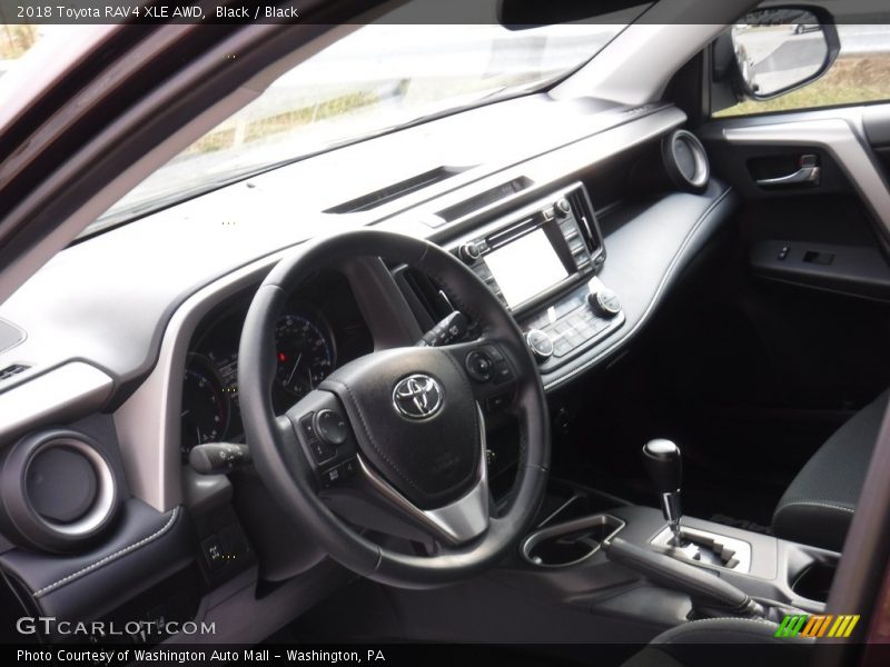 Black / Black 2018 Toyota RAV4 XLE AWD