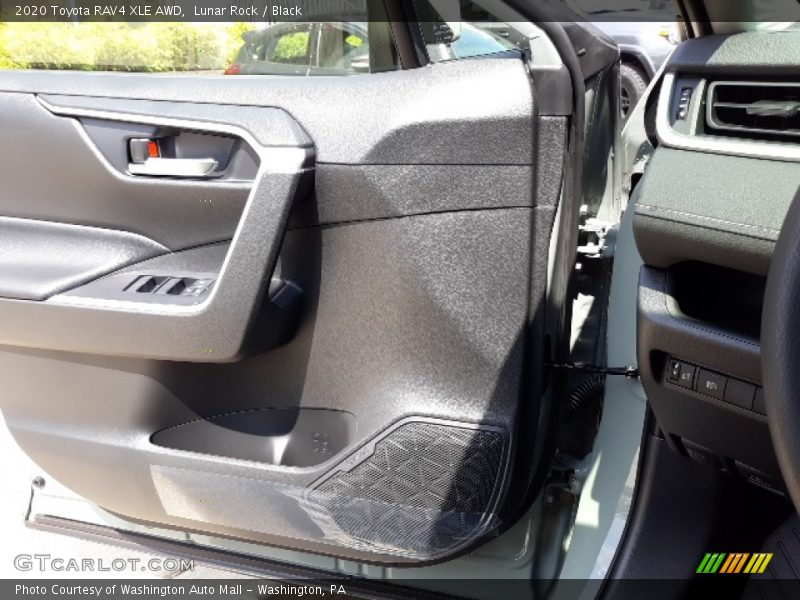 Lunar Rock / Black 2020 Toyota RAV4 XLE AWD
