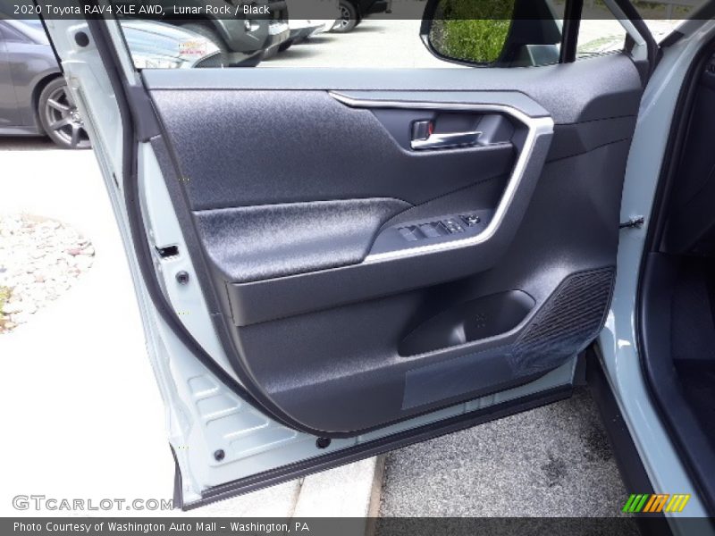 Lunar Rock / Black 2020 Toyota RAV4 XLE AWD