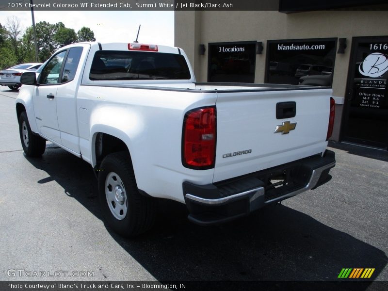 Summit White / Jet Black/Dark Ash 2015 Chevrolet Colorado WT Extended Cab