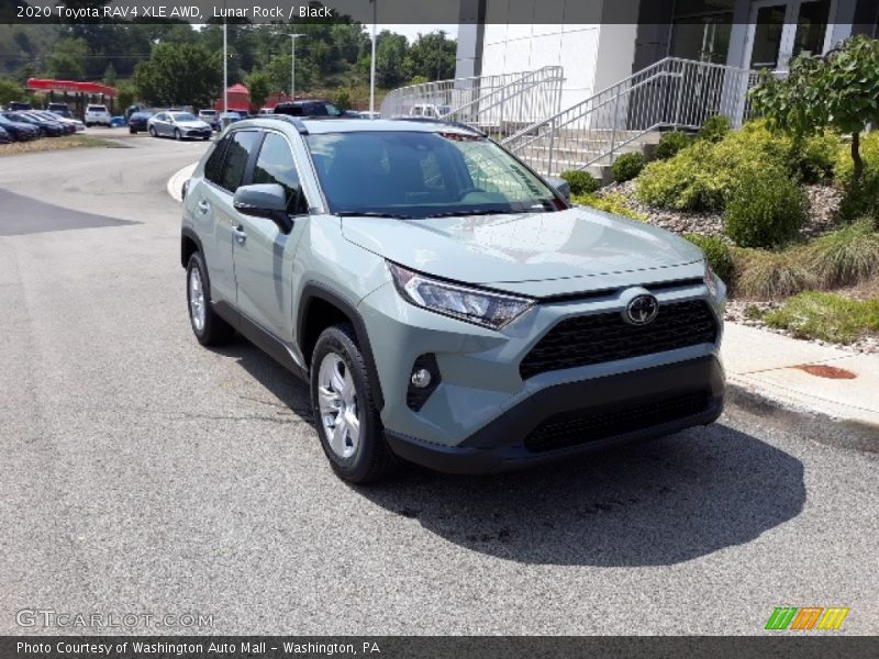 Lunar Rock / Black 2020 Toyota RAV4 XLE AWD