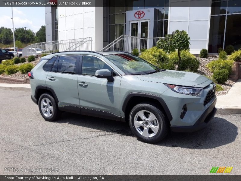 Lunar Rock / Black 2020 Toyota RAV4 XLE AWD