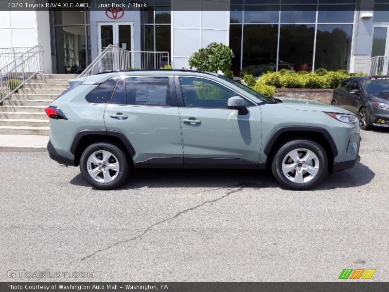Lunar Rock / Black 2020 Toyota RAV4 XLE AWD