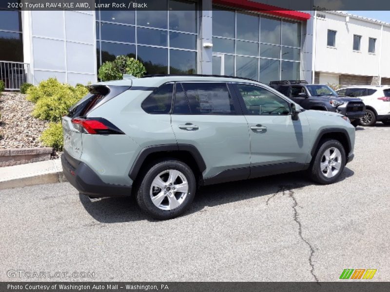 Lunar Rock / Black 2020 Toyota RAV4 XLE AWD