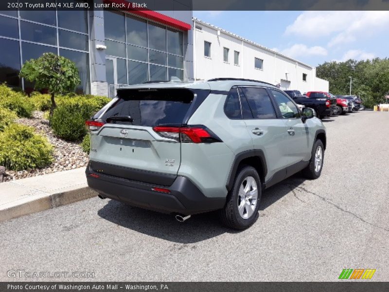 Lunar Rock / Black 2020 Toyota RAV4 XLE AWD