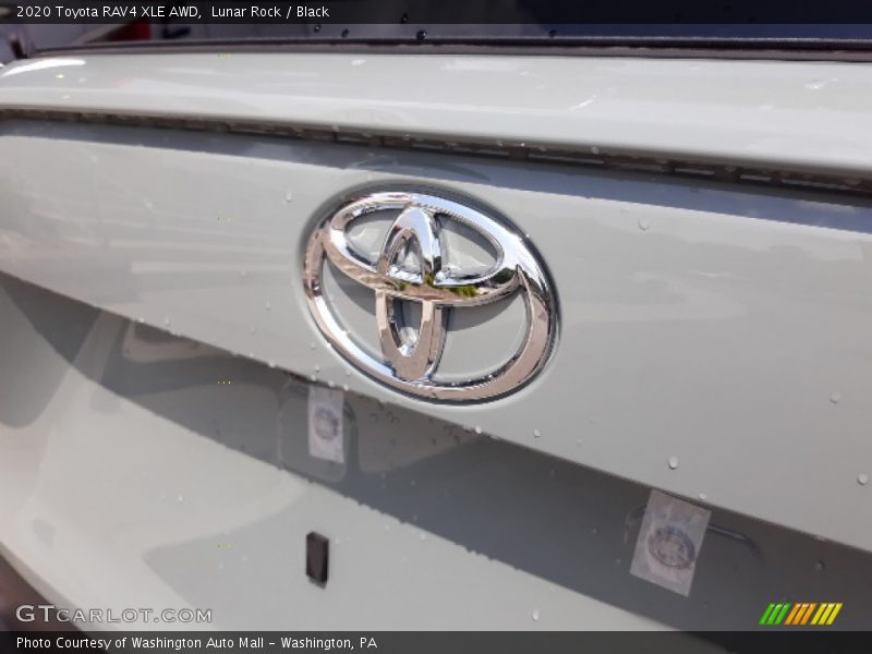 Lunar Rock / Black 2020 Toyota RAV4 XLE AWD