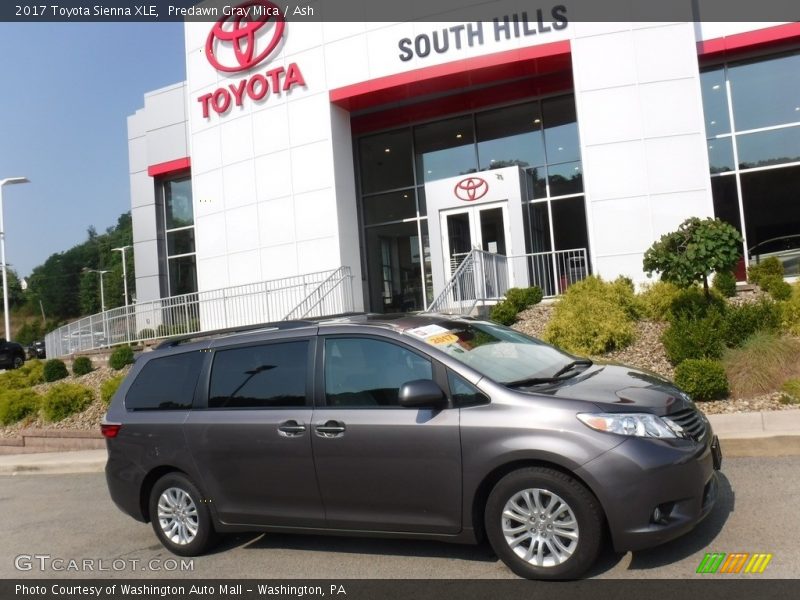 Predawn Gray Mica / Ash 2017 Toyota Sienna XLE