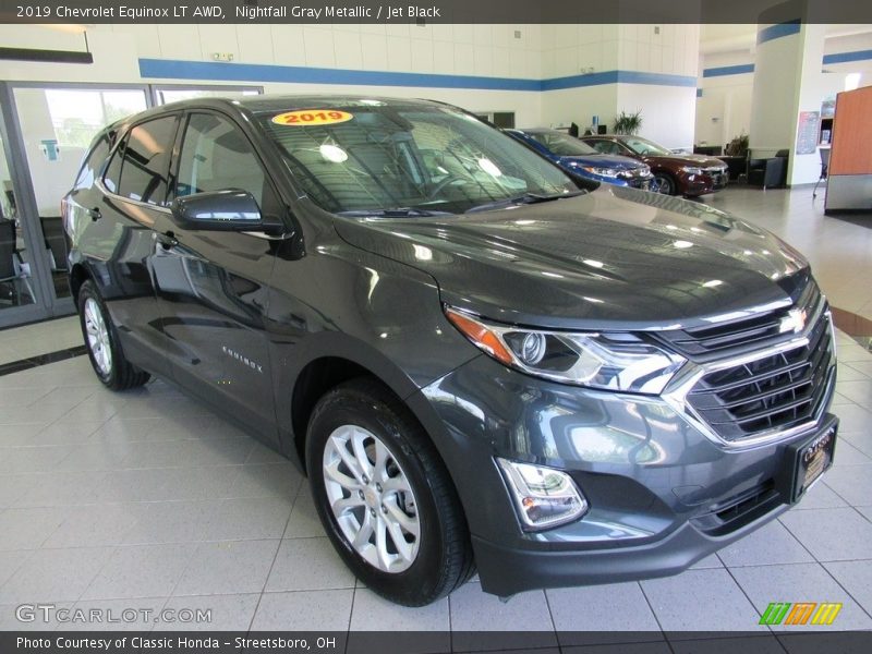 Nightfall Gray Metallic / Jet Black 2019 Chevrolet Equinox LT AWD