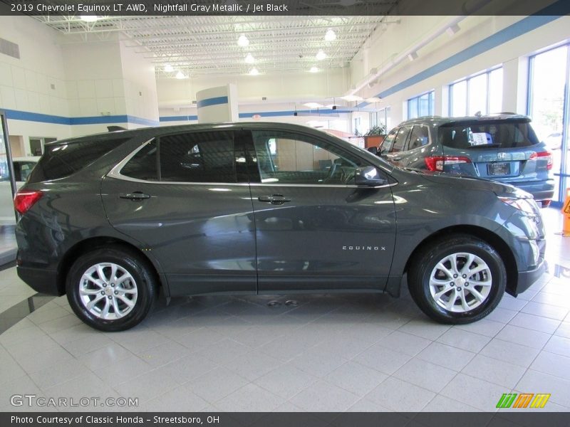 Nightfall Gray Metallic / Jet Black 2019 Chevrolet Equinox LT AWD