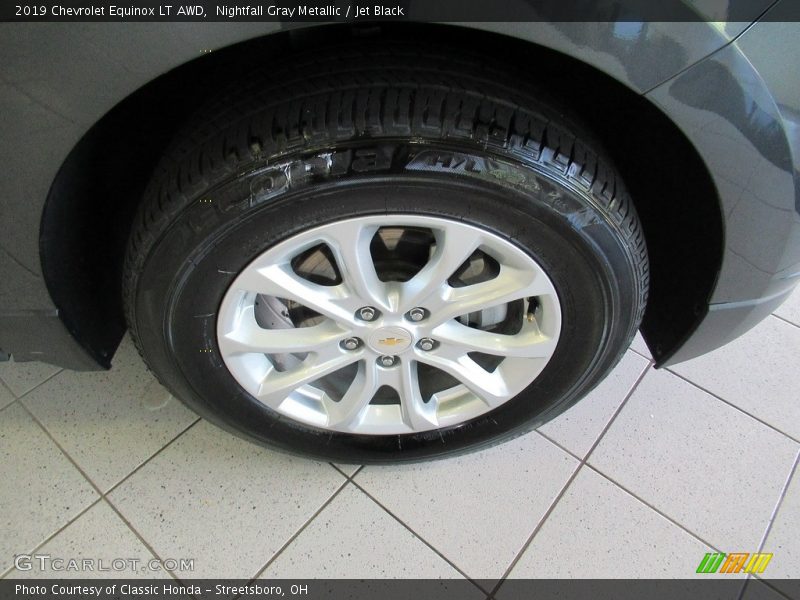Nightfall Gray Metallic / Jet Black 2019 Chevrolet Equinox LT AWD
