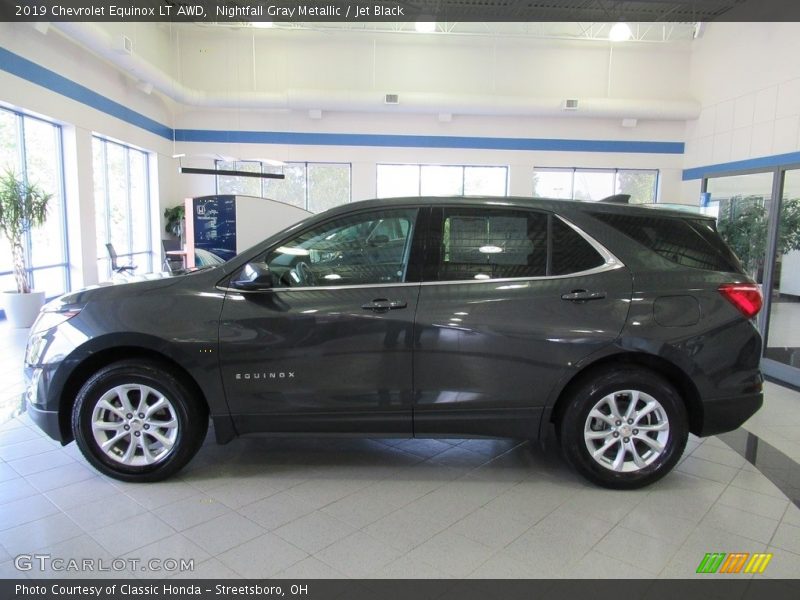 Nightfall Gray Metallic / Jet Black 2019 Chevrolet Equinox LT AWD