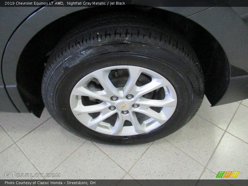 Nightfall Gray Metallic / Jet Black 2019 Chevrolet Equinox LT AWD