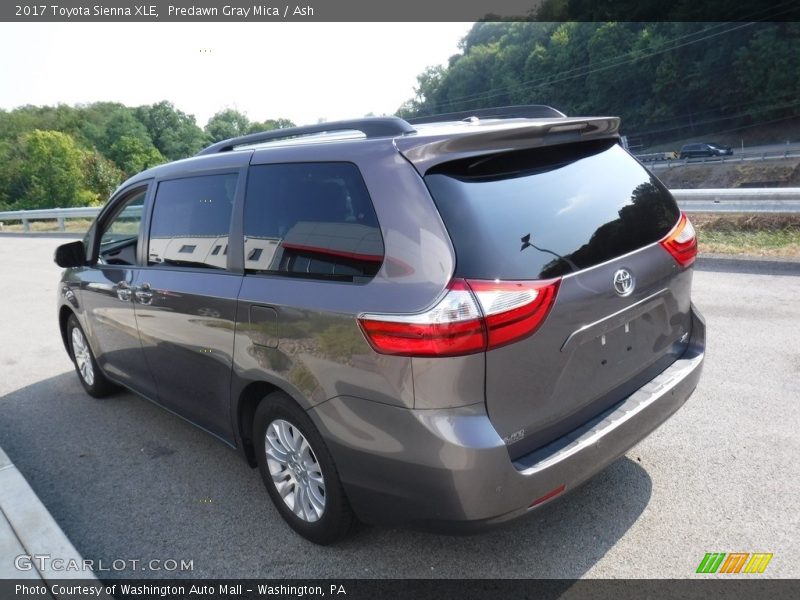 Predawn Gray Mica / Ash 2017 Toyota Sienna XLE