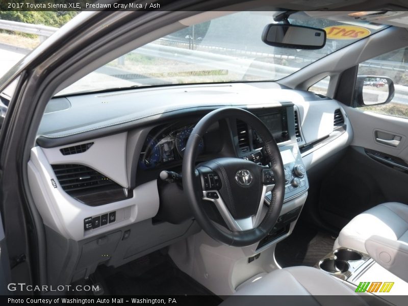 Predawn Gray Mica / Ash 2017 Toyota Sienna XLE