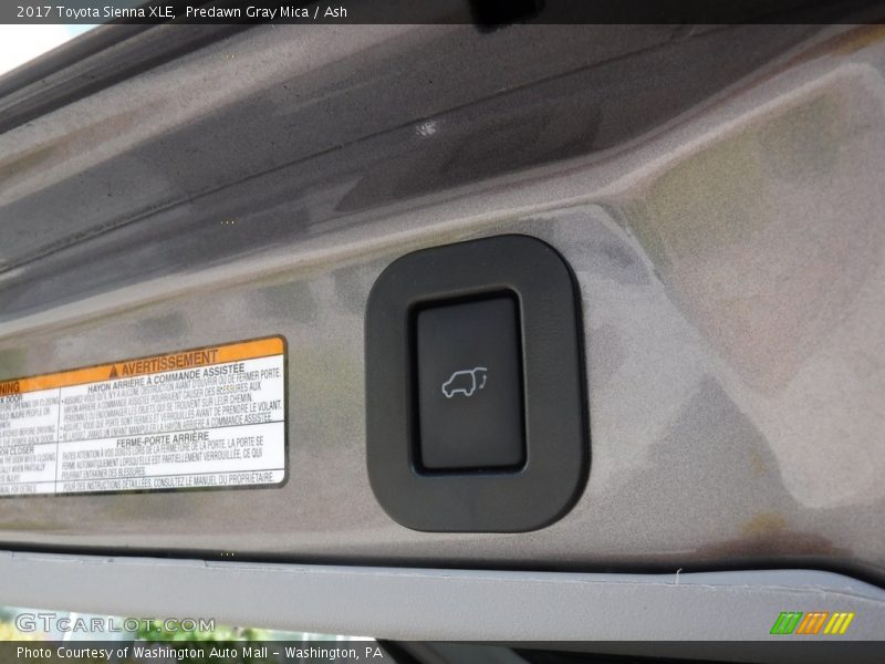 Predawn Gray Mica / Ash 2017 Toyota Sienna XLE