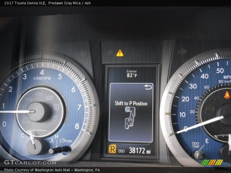 Predawn Gray Mica / Ash 2017 Toyota Sienna XLE