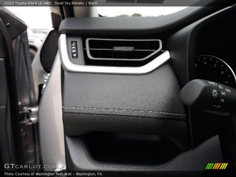 Silver Sky Metallic / Black 2020 Toyota RAV4 LE AWD