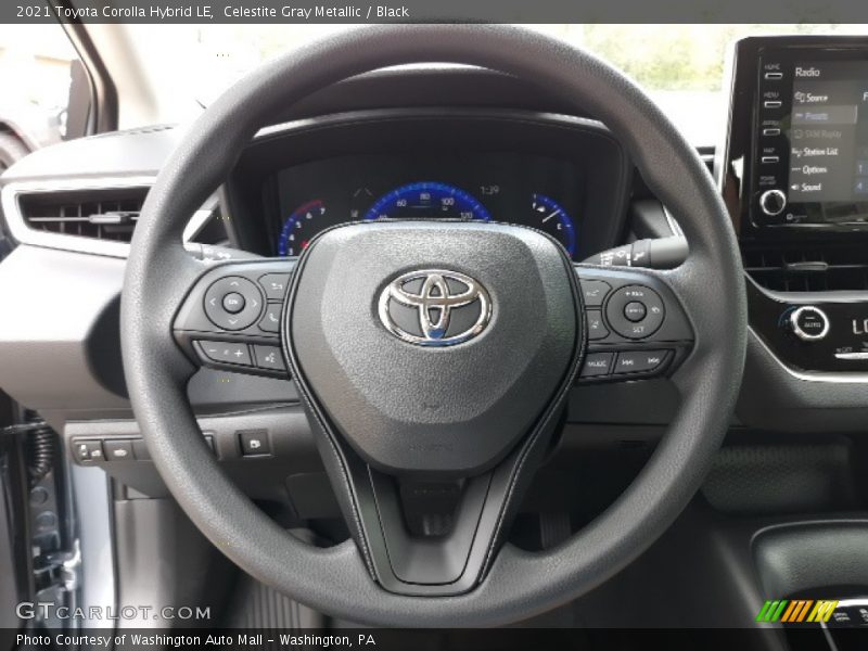 Celestite Gray Metallic / Black 2021 Toyota Corolla Hybrid LE