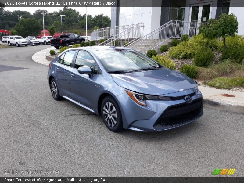 Celestite Gray Metallic / Black 2021 Toyota Corolla Hybrid LE