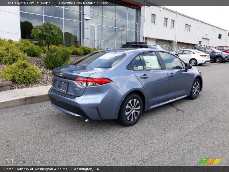 Celestite Gray Metallic / Black 2021 Toyota Corolla Hybrid LE