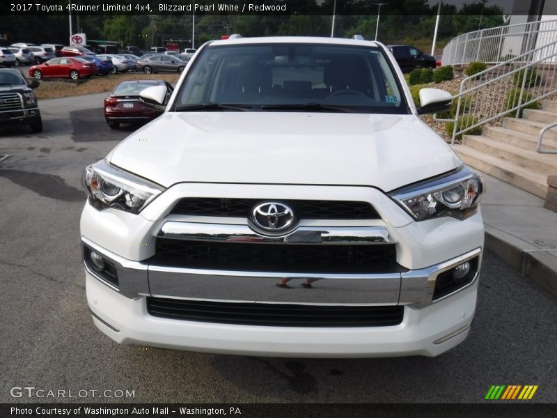 Blizzard Pearl White / Redwood 2017 Toyota 4Runner Limited 4x4