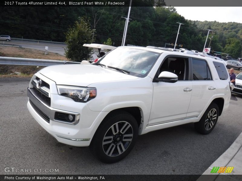 Blizzard Pearl White / Redwood 2017 Toyota 4Runner Limited 4x4