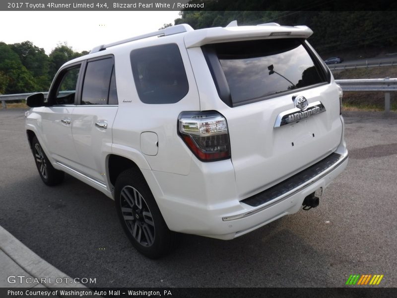 Blizzard Pearl White / Redwood 2017 Toyota 4Runner Limited 4x4