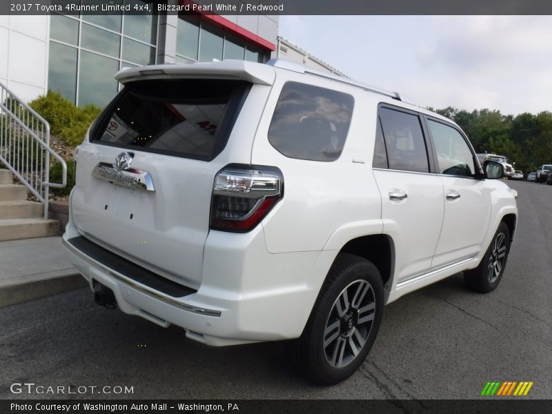 Blizzard Pearl White / Redwood 2017 Toyota 4Runner Limited 4x4